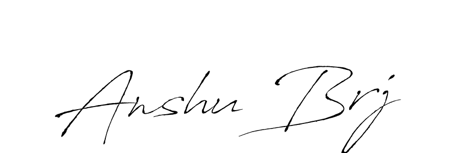 Antro_Vectra is a professional signature style that is perfect for those who want to add a touch of class to their signature. It is also a great choice for those who want to make their signature more unique. Get Anshu Brj name to fancy signature for free. Anshu Brj signature style 6 images and pictures png