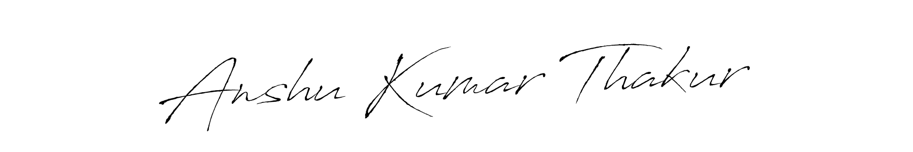 Use a signature maker to create a handwritten signature online. With this signature software, you can design (Antro_Vectra) your own signature for name Anshu Kumar Thakur. Anshu Kumar Thakur signature style 6 images and pictures png