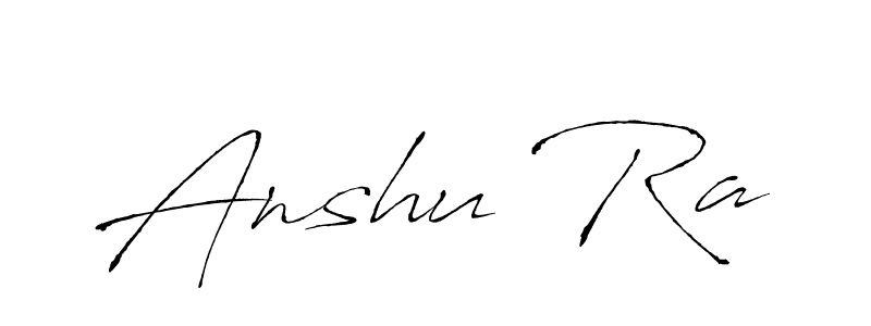 Design your own signature with our free online signature maker. With this signature software, you can create a handwritten (Antro_Vectra) signature for name Anshu Ra. Anshu Ra signature style 6 images and pictures png