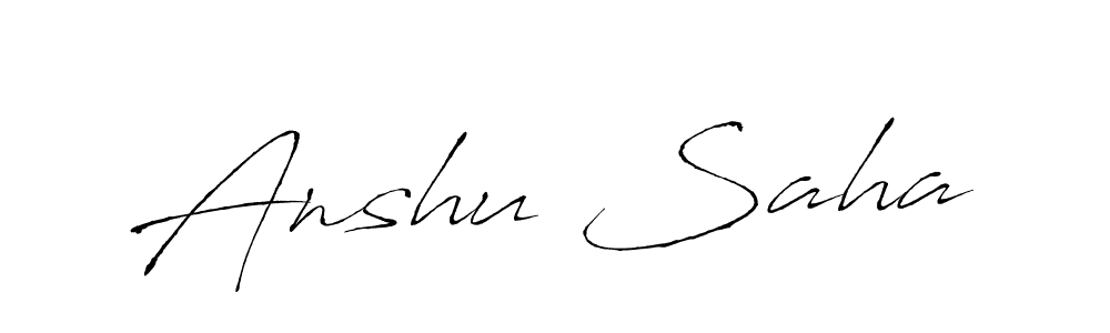 You can use this online signature creator to create a handwritten signature for the name Anshu Saha. This is the best online autograph maker. Anshu Saha signature style 6 images and pictures png