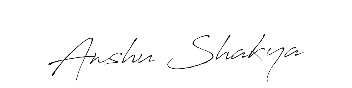 You can use this online signature creator to create a handwritten signature for the name Anshu Shakya. This is the best online autograph maker. Anshu Shakya signature style 6 images and pictures png