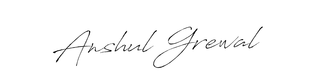 Also we have Anshul Grewal name is the best signature style. Create professional handwritten signature collection using Antro_Vectra autograph style. Anshul Grewal signature style 6 images and pictures png