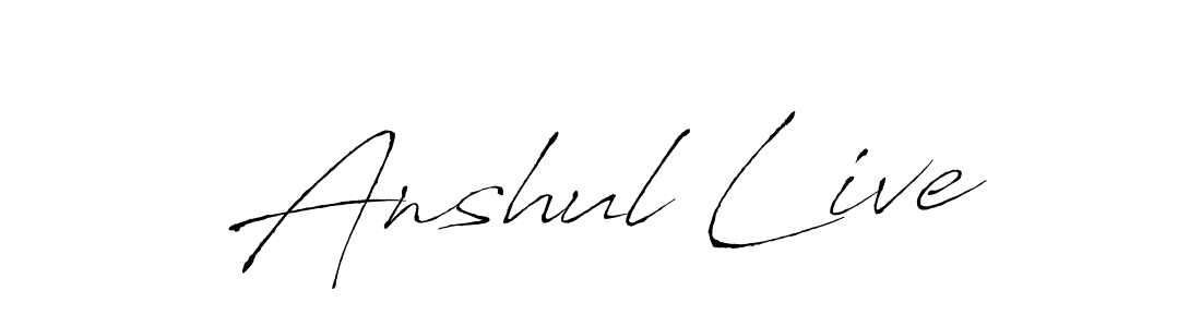 You can use this online signature creator to create a handwritten signature for the name Anshul Live. This is the best online autograph maker. Anshul Live signature style 6 images and pictures png