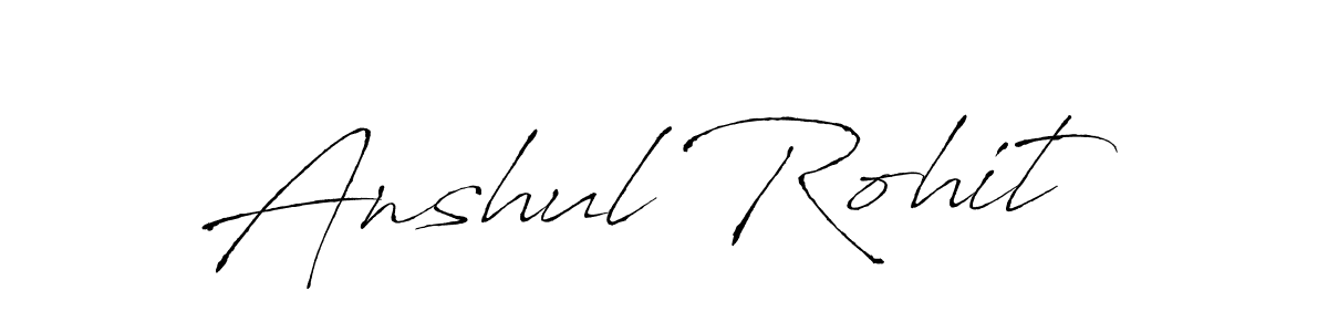How to make Anshul Rohit signature? Antro_Vectra is a professional autograph style. Create handwritten signature for Anshul Rohit name. Anshul Rohit signature style 6 images and pictures png