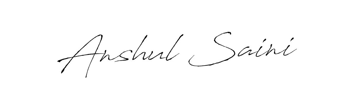 Antro_Vectra is a professional signature style that is perfect for those who want to add a touch of class to their signature. It is also a great choice for those who want to make their signature more unique. Get Anshul Saini name to fancy signature for free. Anshul Saini signature style 6 images and pictures png