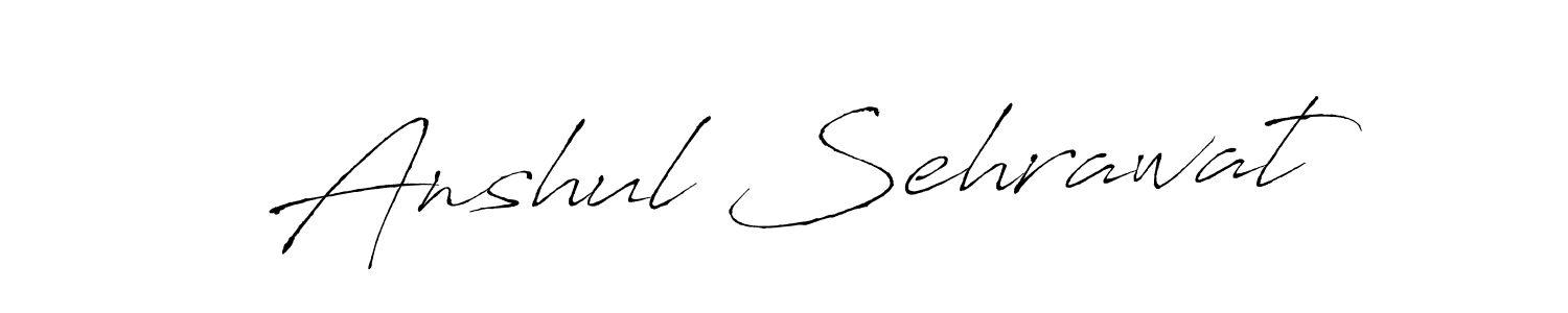 Also we have Anshul Sehrawat name is the best signature style. Create professional handwritten signature collection using Antro_Vectra autograph style. Anshul Sehrawat signature style 6 images and pictures png