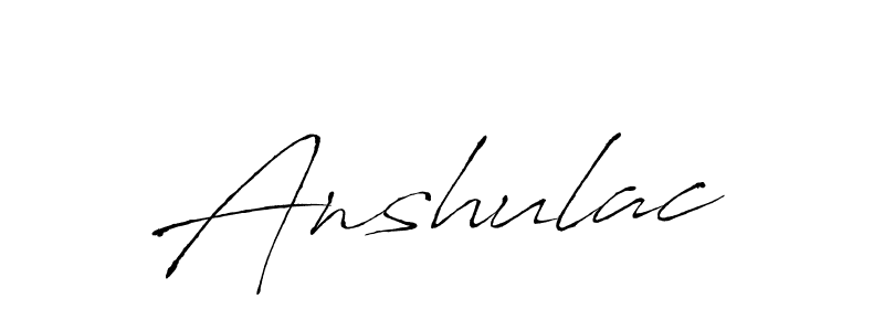 Anshulac stylish signature style. Best Handwritten Sign (Antro_Vectra) for my name. Handwritten Signature Collection Ideas for my name Anshulac. Anshulac signature style 6 images and pictures png