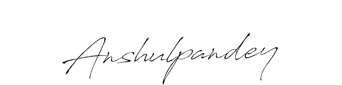 How to make Anshulpandey signature? Antro_Vectra is a professional autograph style. Create handwritten signature for Anshulpandey name. Anshulpandey signature style 6 images and pictures png