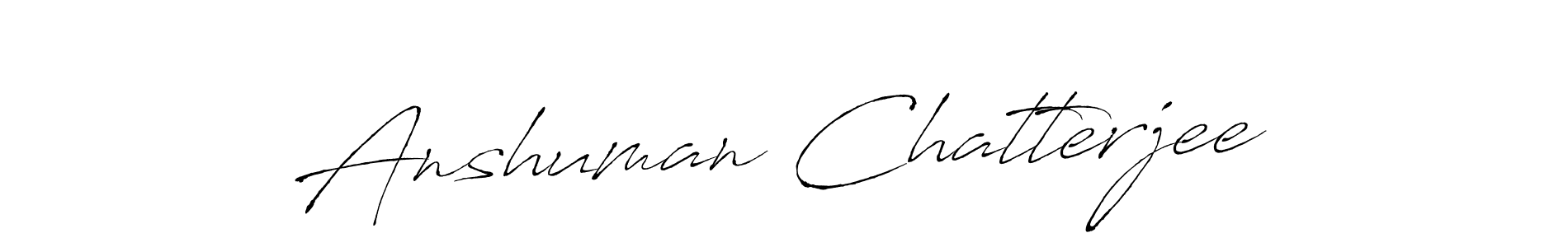 Make a beautiful signature design for name Anshuman Chatterjee. Use this online signature maker to create a handwritten signature for free. Anshuman Chatterjee signature style 6 images and pictures png