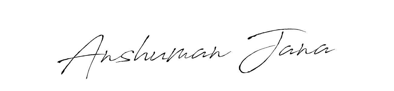 You can use this online signature creator to create a handwritten signature for the name Anshuman Jana. This is the best online autograph maker. Anshuman Jana signature style 6 images and pictures png