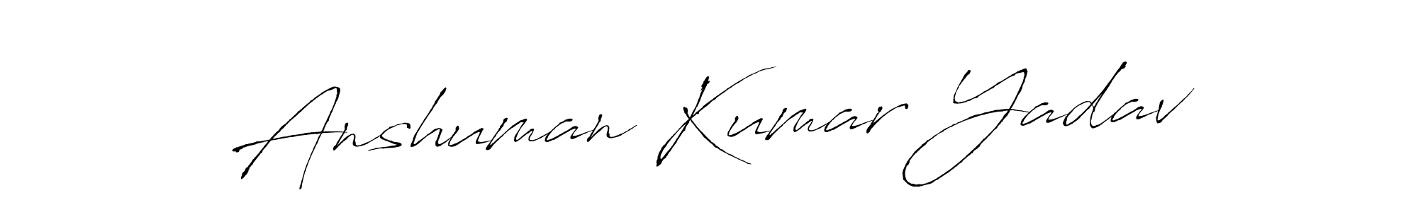 Also You can easily find your signature by using the search form. We will create Anshuman Kumar Yadav name handwritten signature images for you free of cost using Antro_Vectra sign style. Anshuman Kumar Yadav signature style 6 images and pictures png