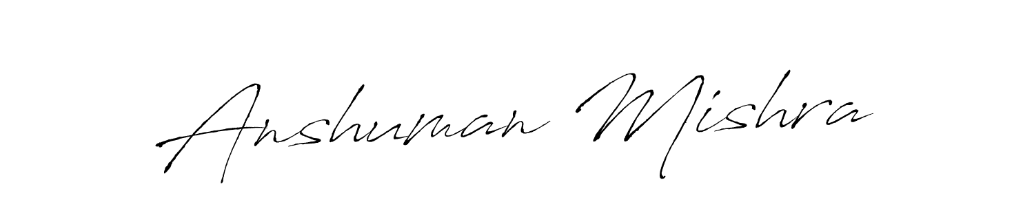 Use a signature maker to create a handwritten signature online. With this signature software, you can design (Antro_Vectra) your own signature for name Anshuman Mishra. Anshuman Mishra signature style 6 images and pictures png