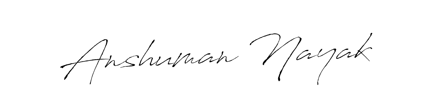 It looks lik you need a new signature style for name Anshuman Nayak. Design unique handwritten (Antro_Vectra) signature with our free signature maker in just a few clicks. Anshuman Nayak signature style 6 images and pictures png