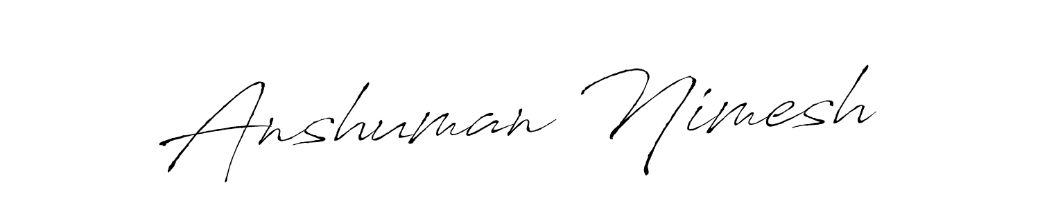 It looks lik you need a new signature style for name Anshuman Nimesh. Design unique handwritten (Antro_Vectra) signature with our free signature maker in just a few clicks. Anshuman Nimesh signature style 6 images and pictures png