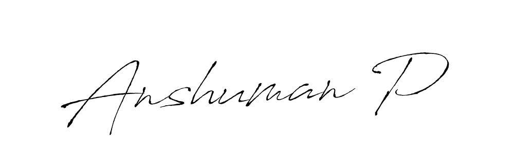 Here are the top 10 professional signature styles for the name Anshuman P. These are the best autograph styles you can use for your name. Anshuman P signature style 6 images and pictures png