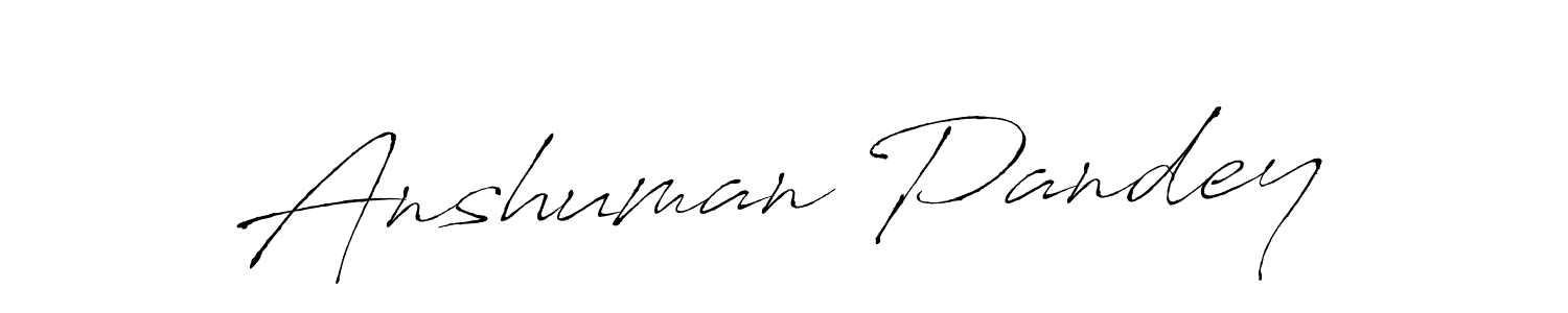 The best way (Antro_Vectra) to make a short signature is to pick only two or three words in your name. The name Anshuman Pandey include a total of six letters. For converting this name. Anshuman Pandey signature style 6 images and pictures png