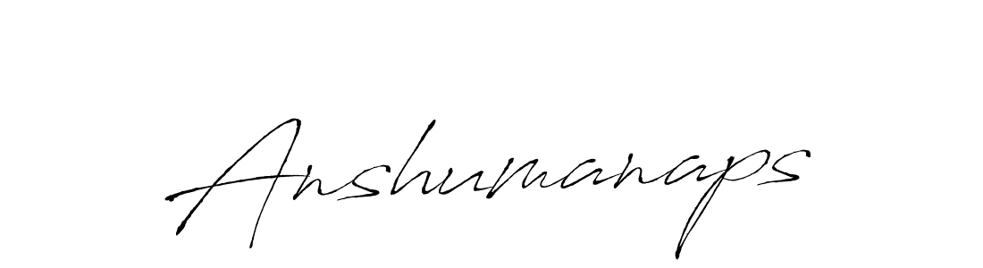 You should practise on your own different ways (Antro_Vectra) to write your name (Anshumanaps) in signature. don't let someone else do it for you. Anshumanaps signature style 6 images and pictures png