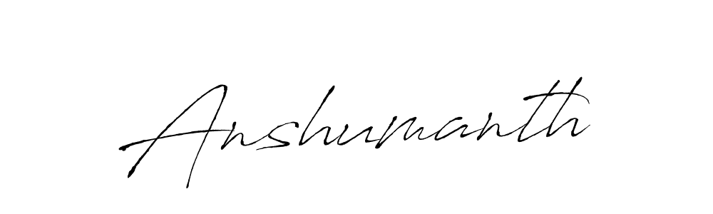 Similarly Antro_Vectra is the best handwritten signature design. Signature creator online .You can use it as an online autograph creator for name Anshumanth. Anshumanth signature style 6 images and pictures png