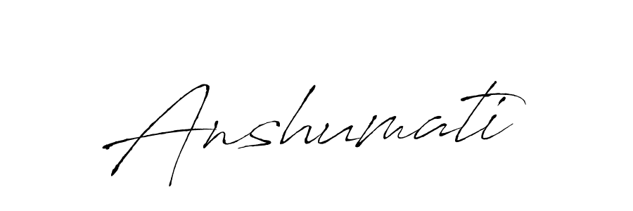 Anshumati stylish signature style. Best Handwritten Sign (Antro_Vectra) for my name. Handwritten Signature Collection Ideas for my name Anshumati. Anshumati signature style 6 images and pictures png