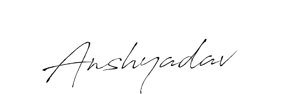 You should practise on your own different ways (Antro_Vectra) to write your name (Anshyadav) in signature. don't let someone else do it for you. Anshyadav signature style 6 images and pictures png