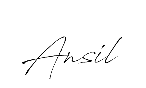 Best and Professional Signature Style for Ansil. Antro_Vectra Best Signature Style Collection. Ansil signature style 6 images and pictures png
