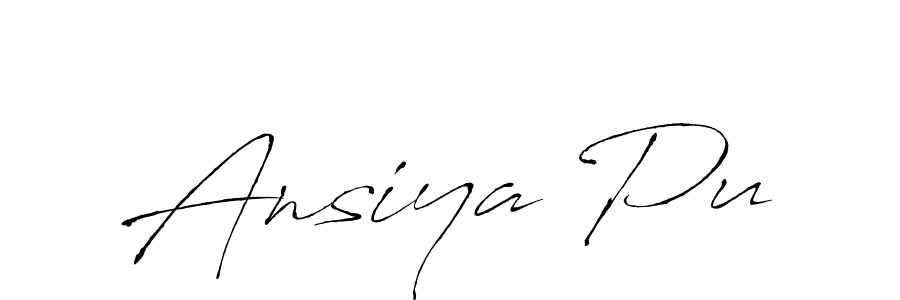 Also You can easily find your signature by using the search form. We will create Ansiya Pu name handwritten signature images for you free of cost using Antro_Vectra sign style. Ansiya Pu signature style 6 images and pictures png