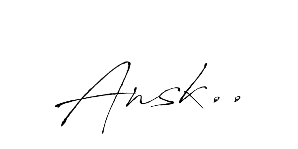 Similarly Antro_Vectra is the best handwritten signature design. Signature creator online .You can use it as an online autograph creator for name Ansk... Ansk.. signature style 6 images and pictures png