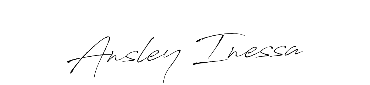 Also we have Ansley Inessa name is the best signature style. Create professional handwritten signature collection using Antro_Vectra autograph style. Ansley Inessa signature style 6 images and pictures png