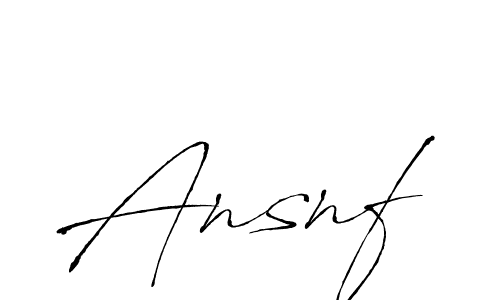 How to Draw Ansnf signature style? Antro_Vectra is a latest design signature styles for name Ansnf. Ansnf signature style 6 images and pictures png