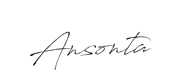 Once you've used our free online signature maker to create your best signature Antro_Vectra style, it's time to enjoy all of the benefits that Ansonta name signing documents. Ansonta signature style 6 images and pictures png