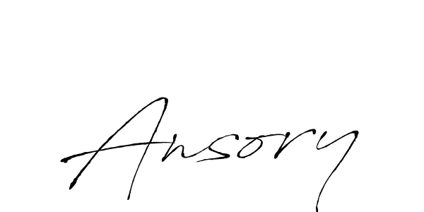 How to make Ansory signature? Antro_Vectra is a professional autograph style. Create handwritten signature for Ansory name. Ansory signature style 6 images and pictures png