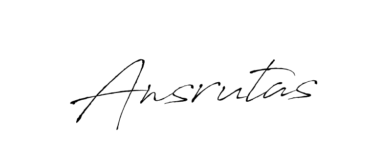 You should practise on your own different ways (Antro_Vectra) to write your name (Ansrutas) in signature. don't let someone else do it for you. Ansrutas signature style 6 images and pictures png