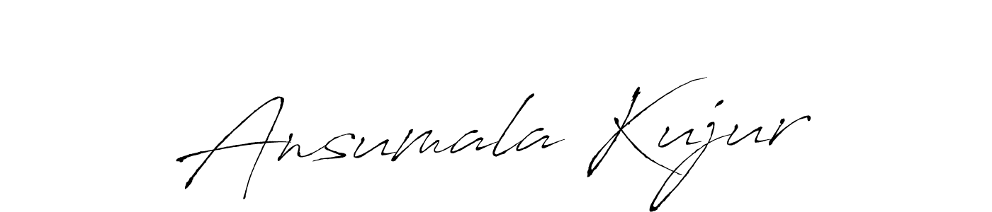 You should practise on your own different ways (Antro_Vectra) to write your name (Ansumala Kujur) in signature. don't let someone else do it for you. Ansumala Kujur signature style 6 images and pictures png