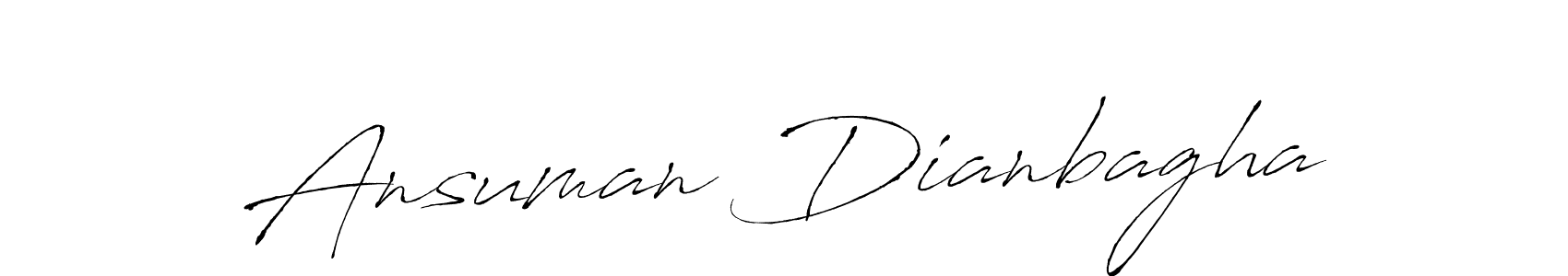Similarly Antro_Vectra is the best handwritten signature design. Signature creator online .You can use it as an online autograph creator for name Ansuman Dianbagha. Ansuman Dianbagha signature style 6 images and pictures png