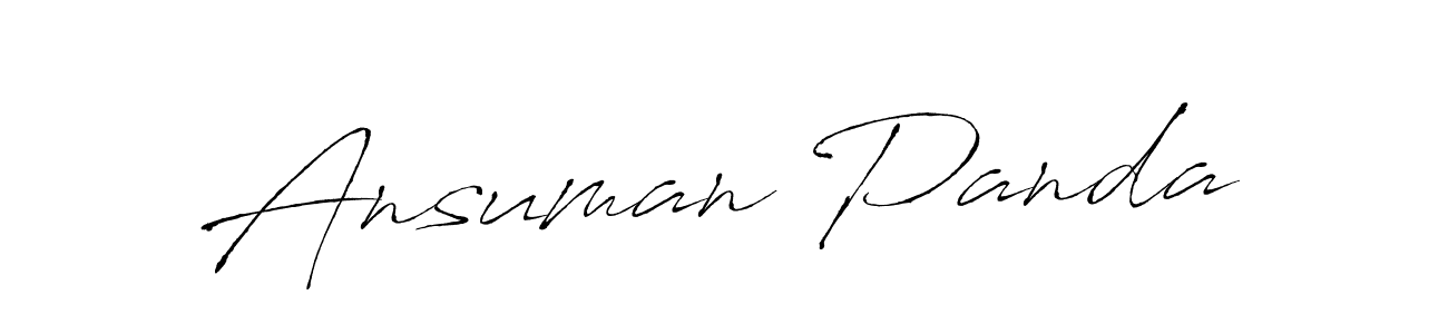 Ansuman Panda stylish signature style. Best Handwritten Sign (Antro_Vectra) for my name. Handwritten Signature Collection Ideas for my name Ansuman Panda. Ansuman Panda signature style 6 images and pictures png