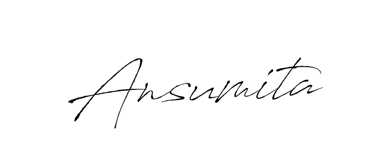 Use a signature maker to create a handwritten signature online. With this signature software, you can design (Antro_Vectra) your own signature for name Ansumita. Ansumita signature style 6 images and pictures png