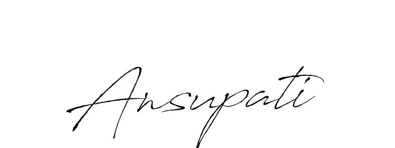 The best way (Antro_Vectra) to make a short signature is to pick only two or three words in your name. The name Ansupati include a total of six letters. For converting this name. Ansupati signature style 6 images and pictures png