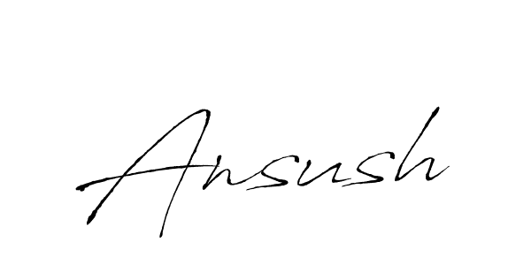 The best way (Antro_Vectra) to make a short signature is to pick only two or three words in your name. The name Ansush include a total of six letters. For converting this name. Ansush signature style 6 images and pictures png