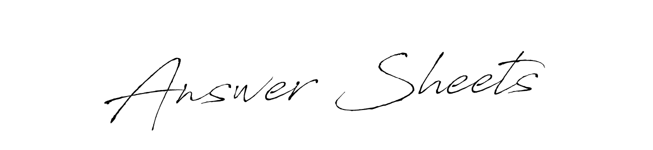 Similarly Antro_Vectra is the best handwritten signature design. Signature creator online .You can use it as an online autograph creator for name Answer Sheets. Answer Sheets signature style 6 images and pictures png