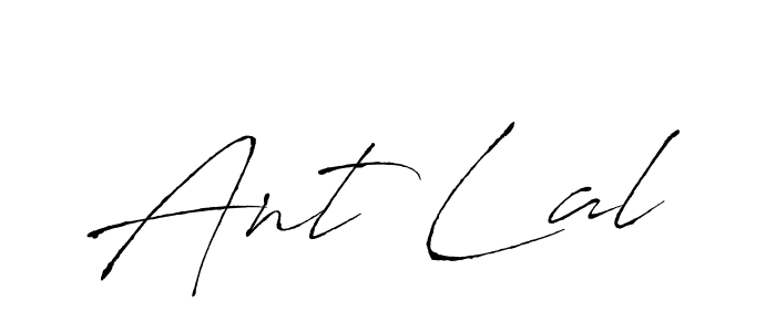 How to make Ant Lal name signature. Use Antro_Vectra style for creating short signs online. This is the latest handwritten sign. Ant Lal signature style 6 images and pictures png