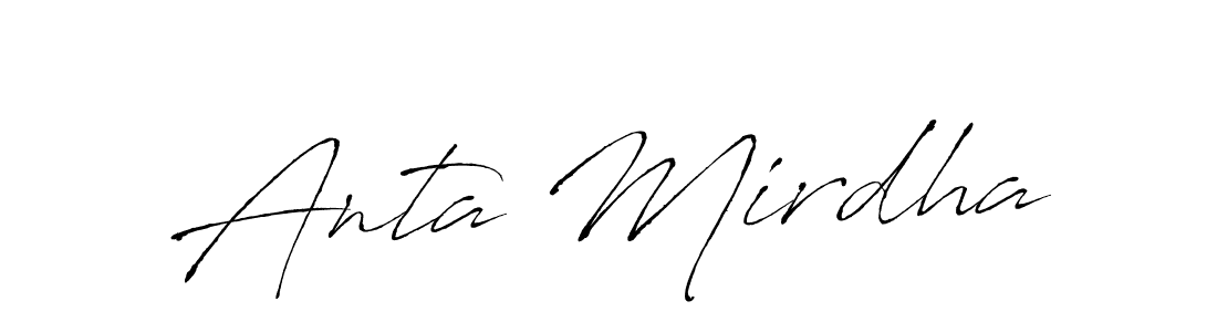 Once you've used our free online signature maker to create your best signature Antro_Vectra style, it's time to enjoy all of the benefits that Anta Mirdha name signing documents. Anta Mirdha signature style 6 images and pictures png