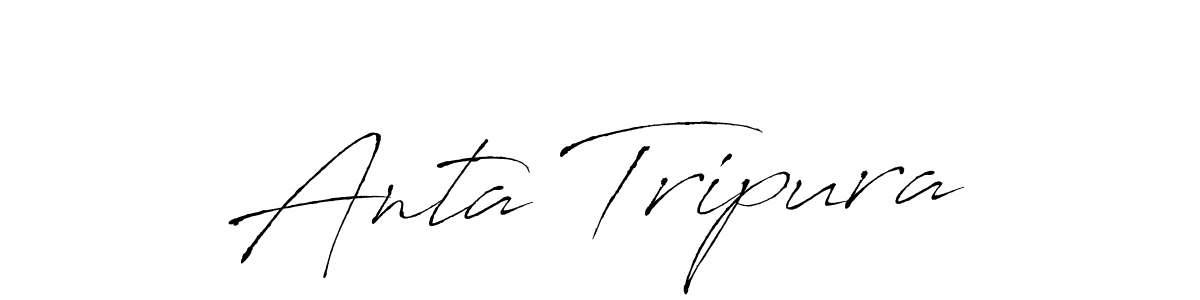 Use a signature maker to create a handwritten signature online. With this signature software, you can design (Antro_Vectra) your own signature for name Anta Tripura. Anta Tripura signature style 6 images and pictures png