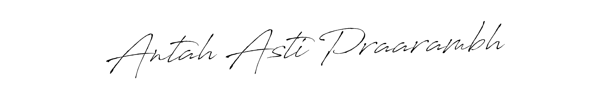 You should practise on your own different ways (Antro_Vectra) to write your name (Antah Asti Praarambh) in signature. don't let someone else do it for you. Antah Asti Praarambh signature style 6 images and pictures png