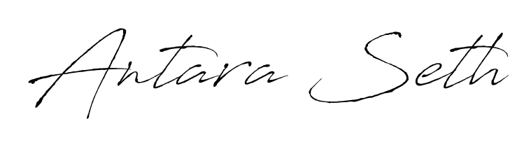 A timeless handwritten aesthetic for Antara Seth. The Antro_Vectra font gives your signature a handcrafted feel with natural curves. Antara Seth signature style 6 images and pictures png