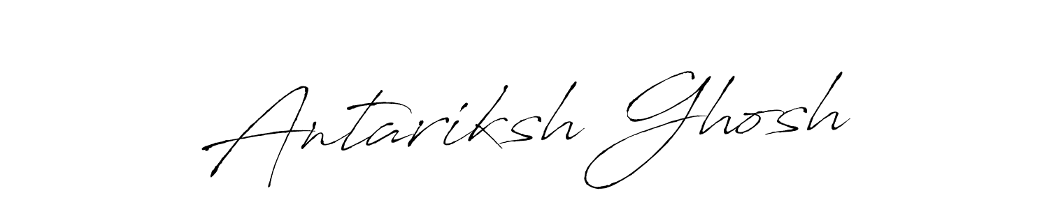 This is the best signature style for the Antariksh Ghosh name. Also you like these signature font (Antro_Vectra). Mix name signature. Antariksh Ghosh signature style 6 images and pictures png