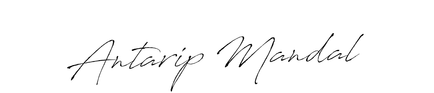 How to make Antarip Mandal name signature. Use Antro_Vectra style for creating short signs online. This is the latest handwritten sign. Antarip Mandal signature style 6 images and pictures png