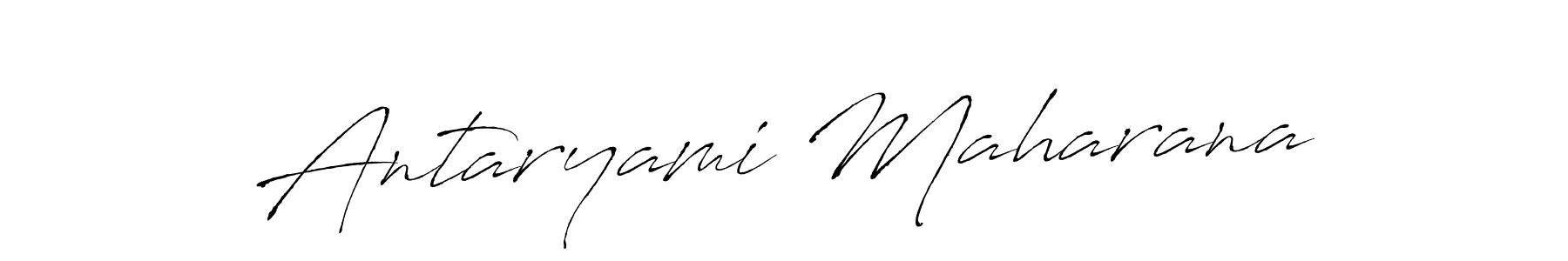 Create a beautiful signature design for name Antaryami Maharana. With this signature (Antro_Vectra) fonts, you can make a handwritten signature for free. Antaryami Maharana signature style 6 images and pictures png
