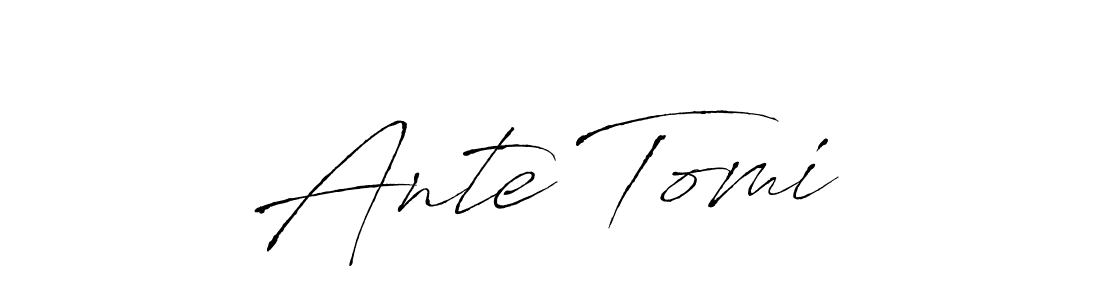 Design your own signature with our free online signature maker. With this signature software, you can create a handwritten (Antro_Vectra) signature for name Ante TomiĆ. Ante TomiĆ signature style 6 images and pictures png