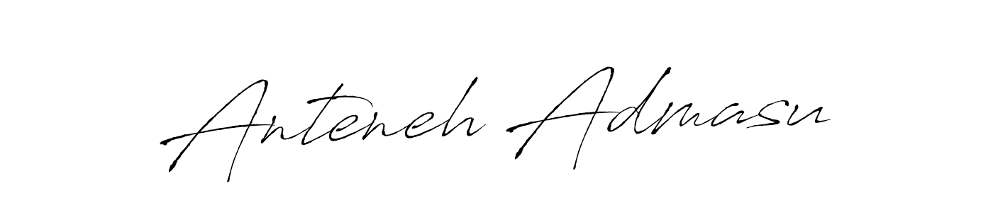 Antro_Vectra is a professional signature style that is perfect for those who want to add a touch of class to their signature. It is also a great choice for those who want to make their signature more unique. Get Anteneh Admasu name to fancy signature for free. Anteneh Admasu signature style 6 images and pictures png