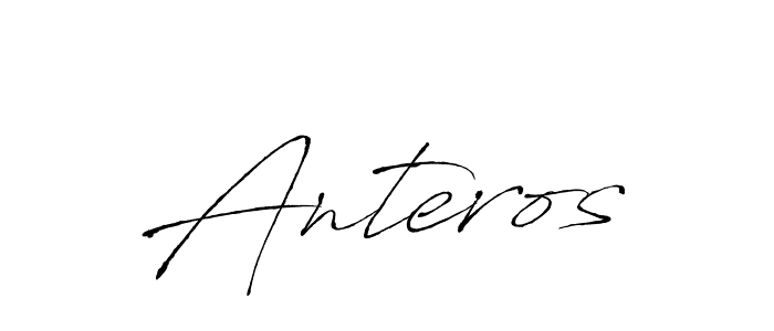 Make a beautiful signature design for name Anteros. Use this online signature maker to create a handwritten signature for free. Anteros signature style 6 images and pictures png